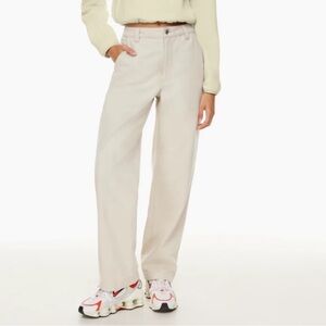TNA Aritiza Cream Cargo Pants